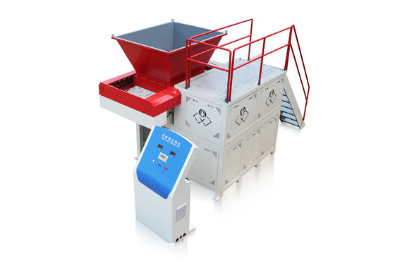 নরম পুনর্ব্যবহারযোগ্য উপাদান এক শ্যাফ্ট Shredder প্লাস্টিক পুনর্ব্যবহার উচ্চ টর্ক