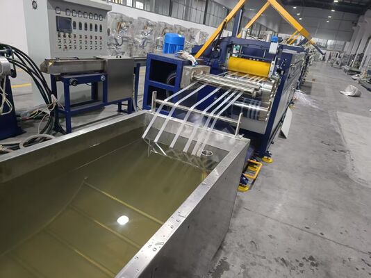 ৬ স্ট্র্যান্ড সিনক্রোনাইজড পিপি স্ট্র্যাপিং প্রোডাকশন লাইন ±০.০৫মিমি ডাইমেনশনাল টলারেন্স এবং ১-আউট-৬ ফ্লো-ডাইভার্জিং ডাই সহ