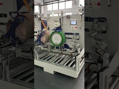 স্বয়ংক্রিয় প্যালেটাইজিং সিস্টেম পিইটি স্ট্র্যাপিং উইন্ডার উইন্ডিং মেশিন